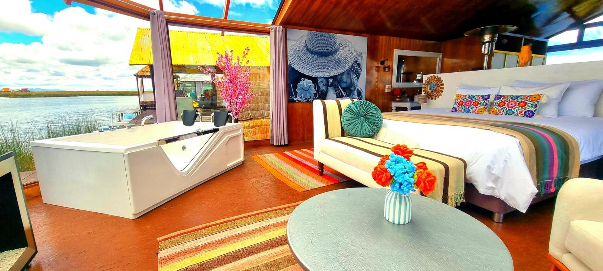 Uros Kay Pacha Lodge Puno Room photo